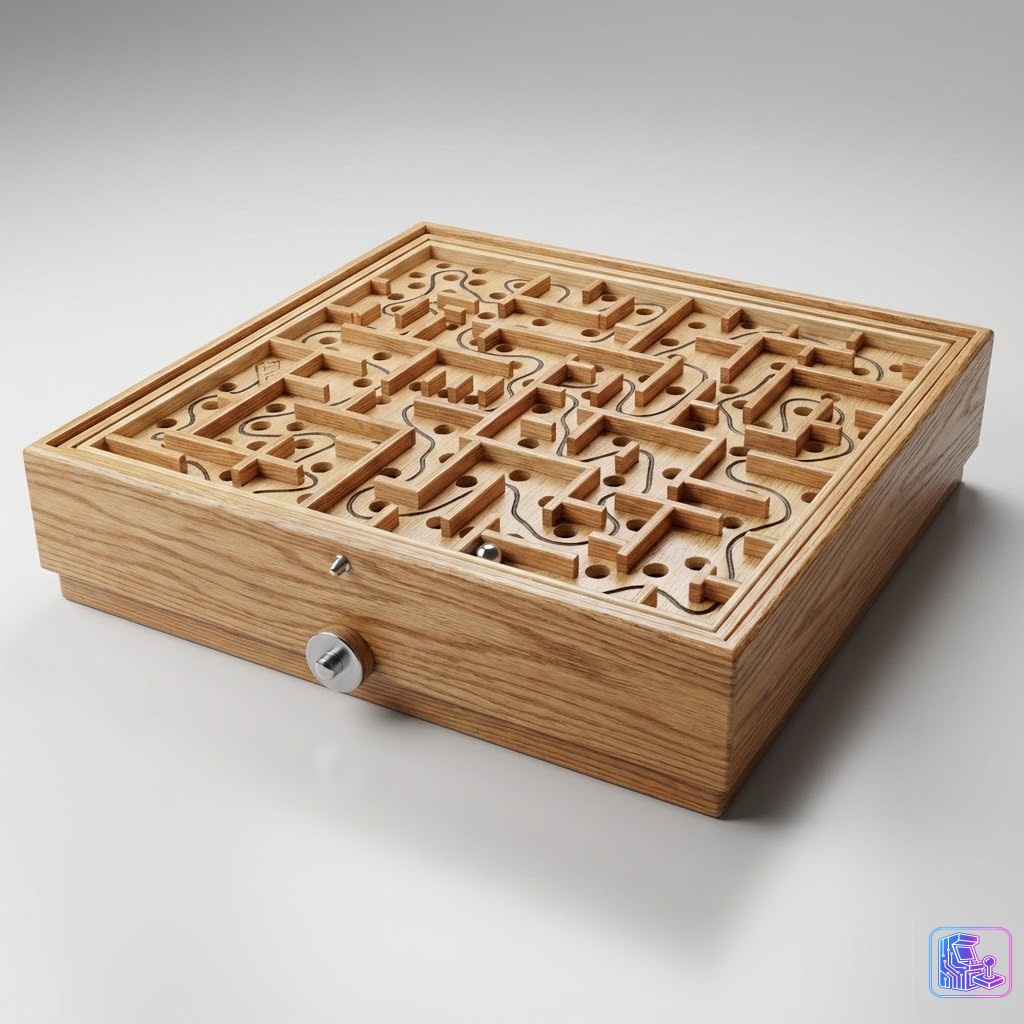 Giant Wooden Labyrinth Game