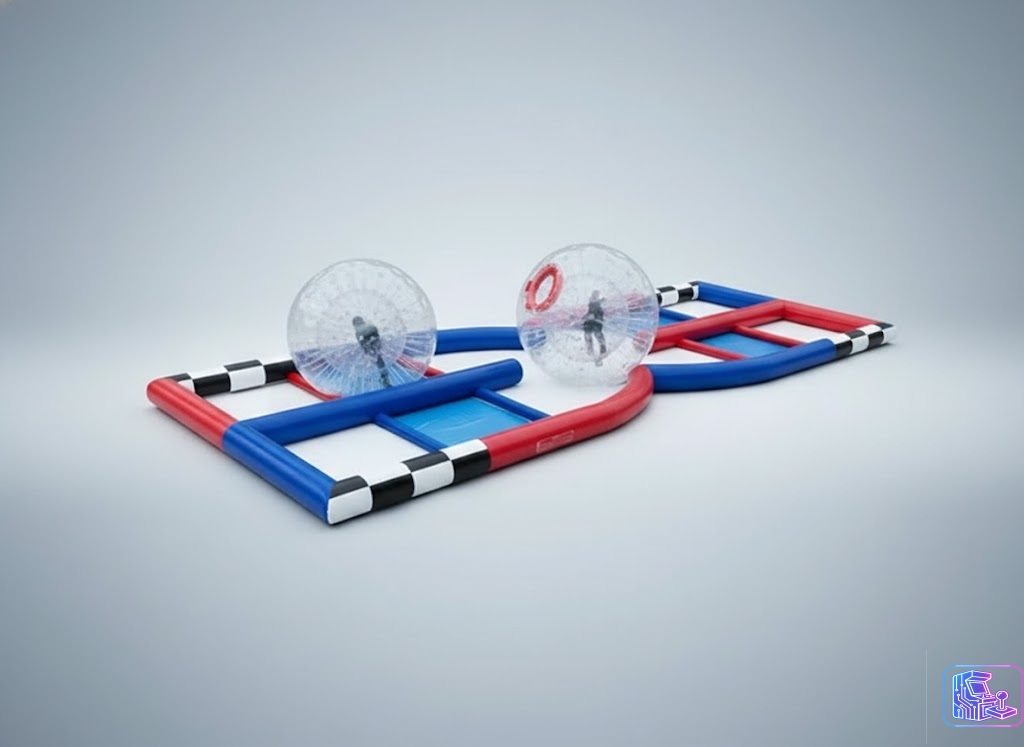 Zorb Ball Race Track w/ 2 Zorb Balls
